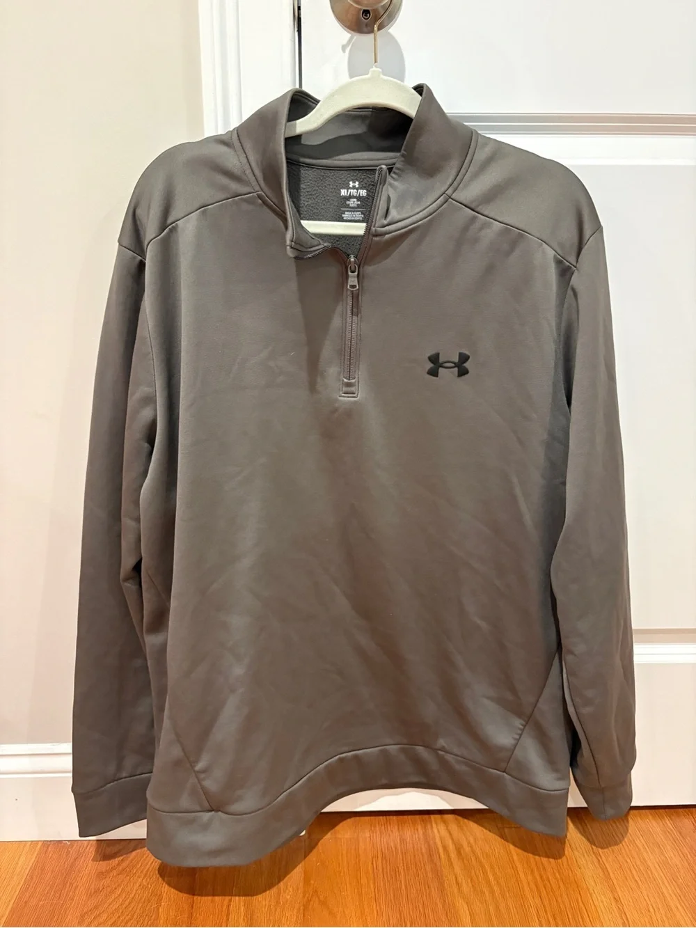 Under Armour Men's Quarter-Zip Performance Pullover in Gray